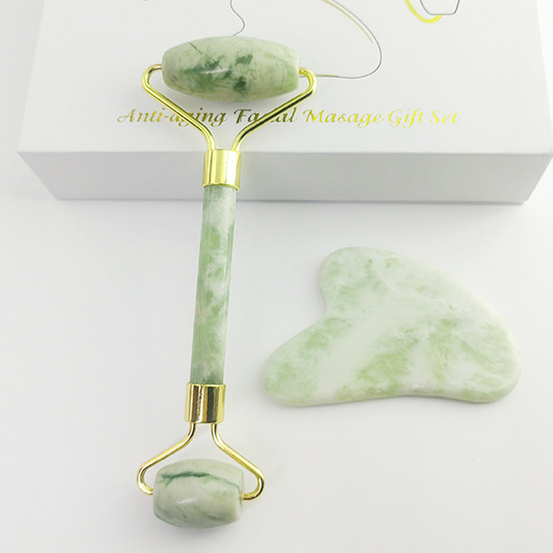 Xiu Yu White Jade Gua Sha Set