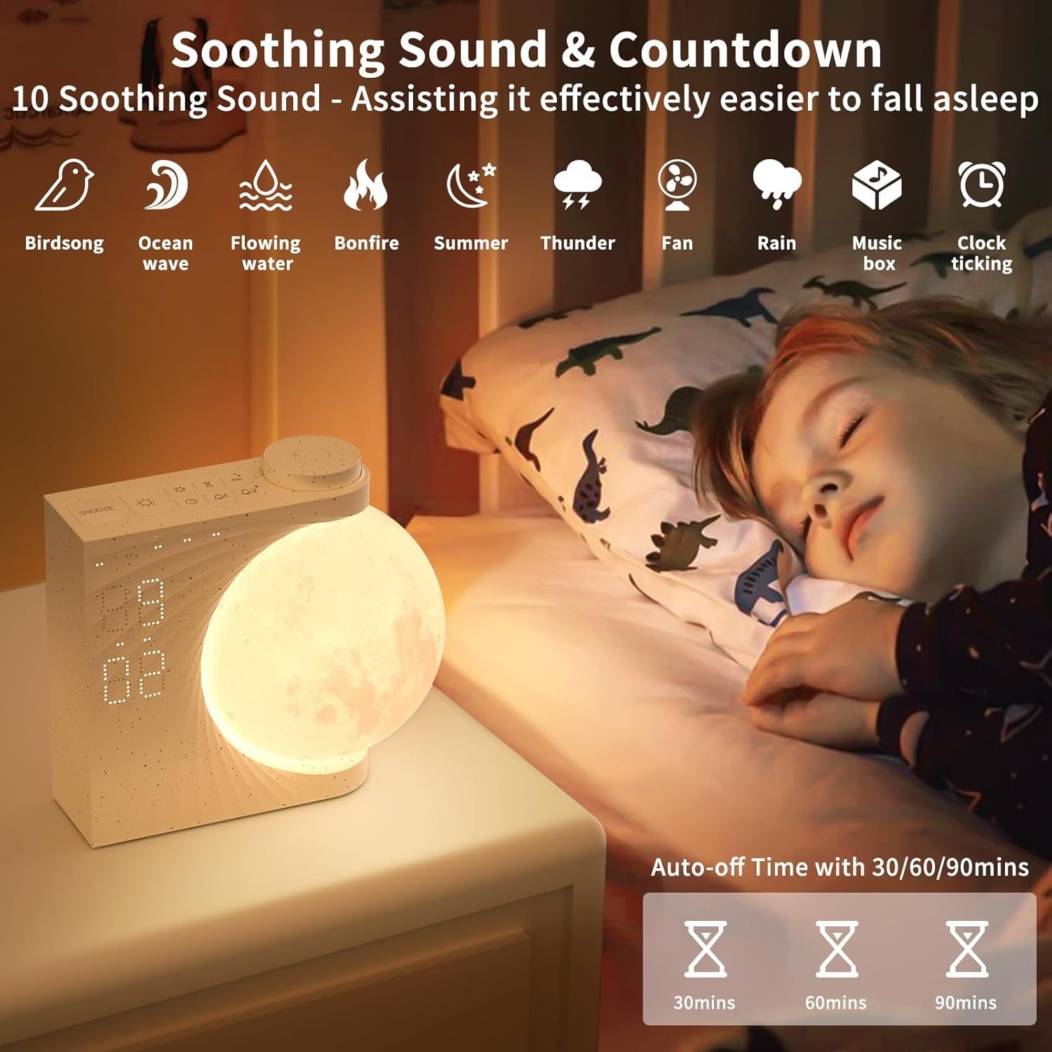 Atmospheric Moon Light Lamp