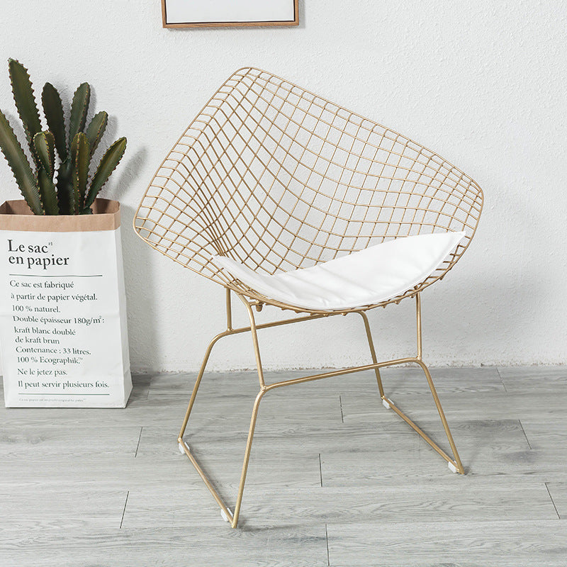 Nordic Elegance Iron Chair