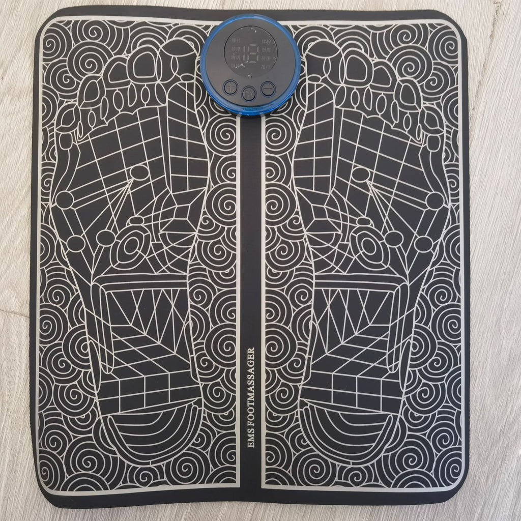 Tapis de massage des pieds et appareil de thérapie EMS
