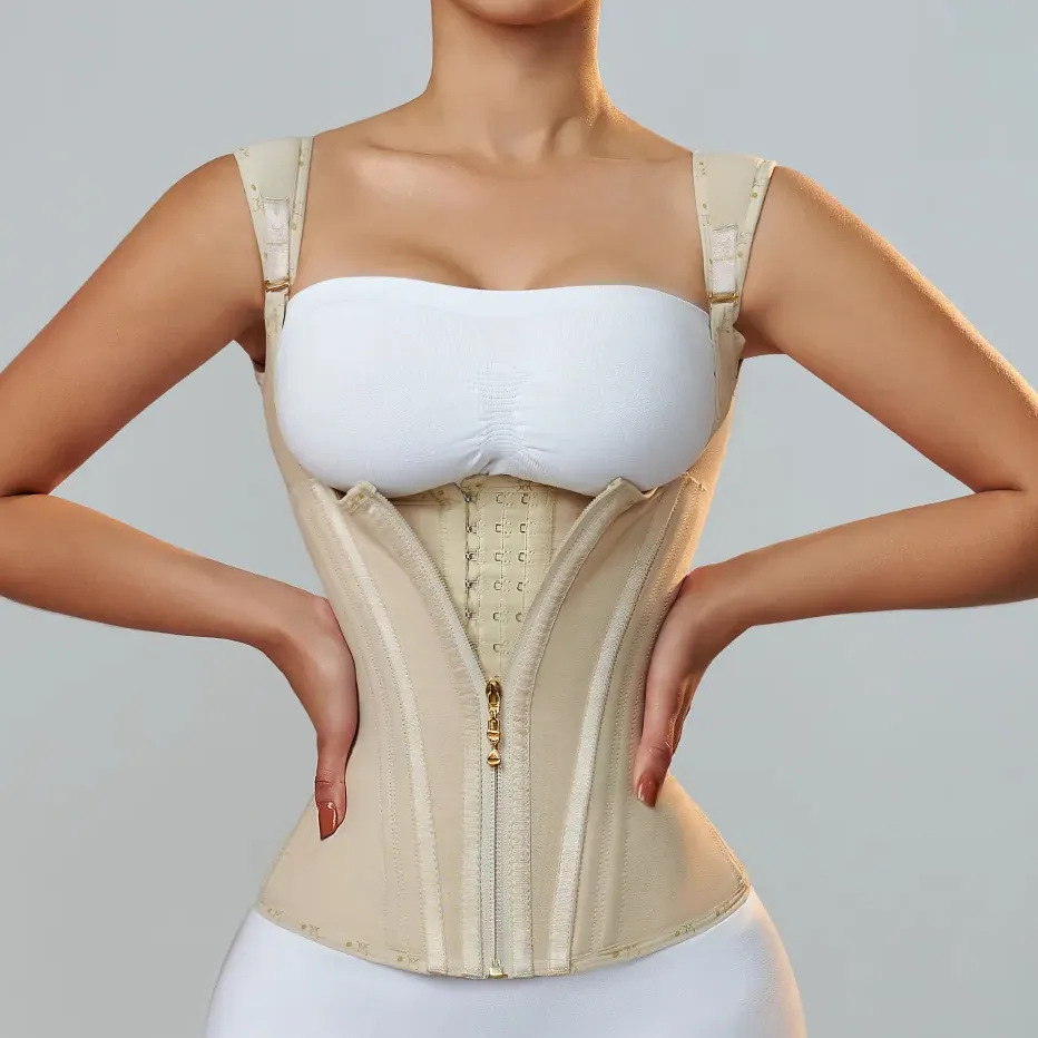 Double Compression Waist Trainer Corset with Bone