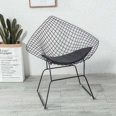 Nordic Elegance Iron Chair