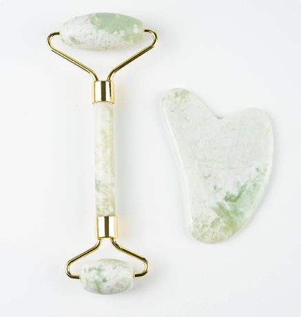 Xiu Yu White Jade Gua Sha Set
