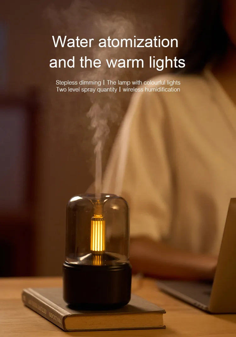 Atmospheric Candlelight Humidifier