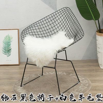 Nordic Elegance Iron Chair