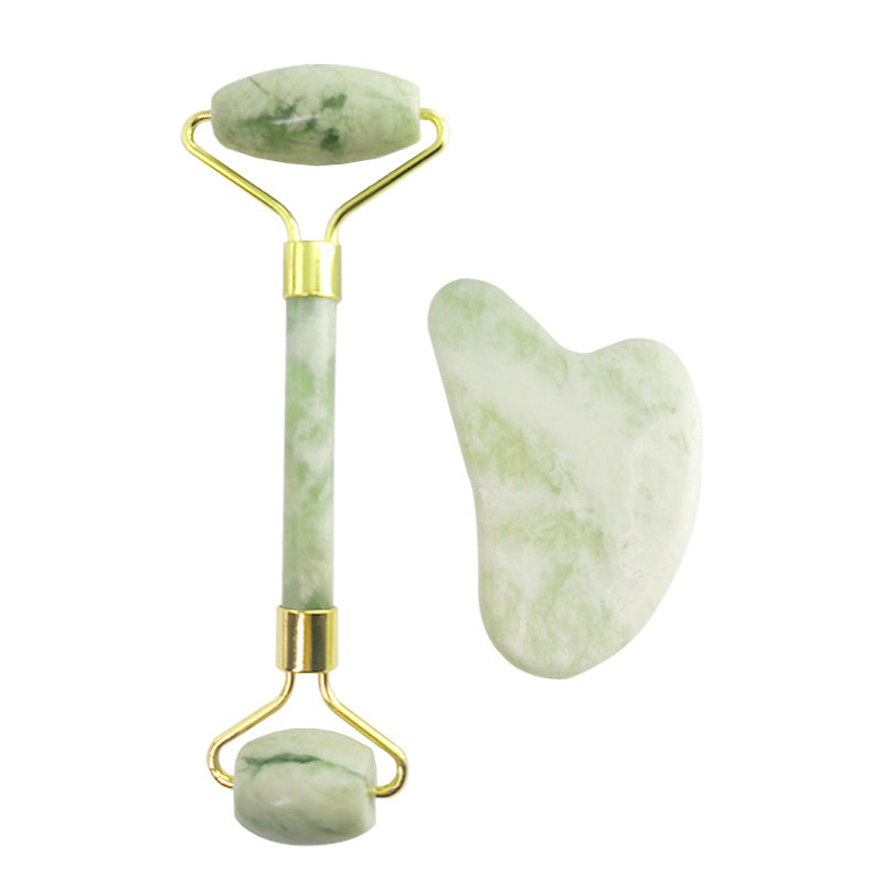 Xiu Yu White Jade Gua Sha Set