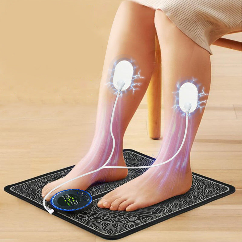 Tapis de massage des pieds et appareil de thérapie EMS