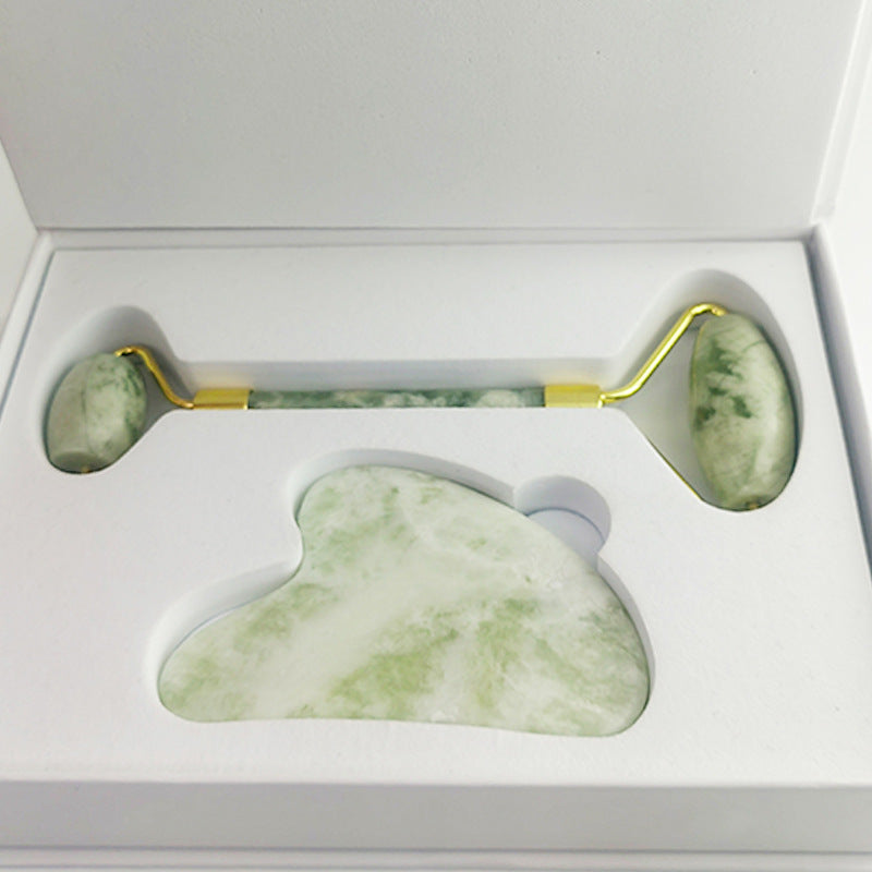 Xiu Yu White Jade Gua Sha Set