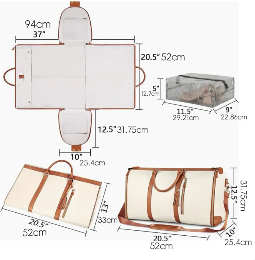 Wasserdichte große Reisetasche mit Schultergurt